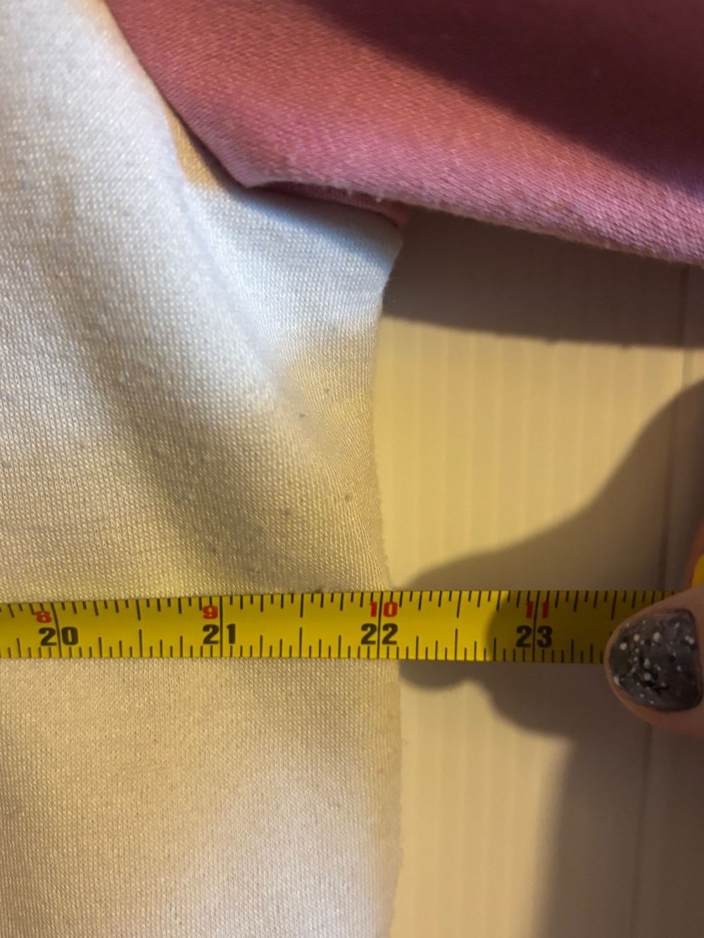 PLAYBOY Cream & Pink Letterman Jacket with Black Trim - Picture 6 of 6